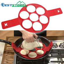 Charger l'image dans la galerie, Pancake Maker Egg Ring Maker Nonstick Easy Fantastic Egg Omelette Mold Kitchen Gadgets Cooking Tools Silicone