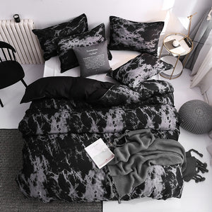New Arrival 3pcs Bedding Set Marble Geometric Duvet Cover Sets With Pillowcase Quilt Cover Double sided Bed Linings Bedclothes